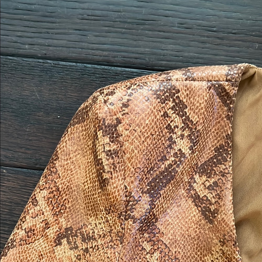 Michael costello x revolve Snake Print Wrap Dress - Picture 3 of 7